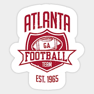 Atlanta Football Team Sticker